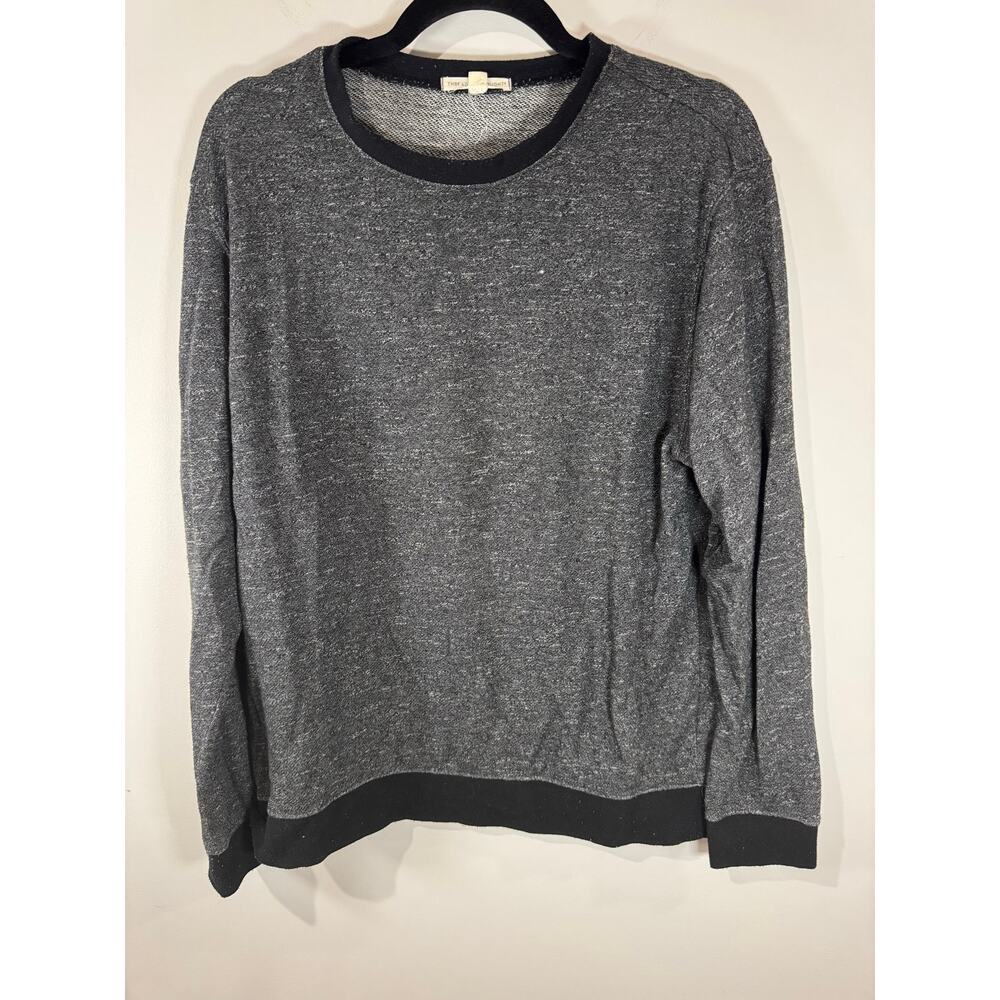 Thread 4 Thought Men’s Heathered Gray Pullover Size M – Crewneck Sweatshirt